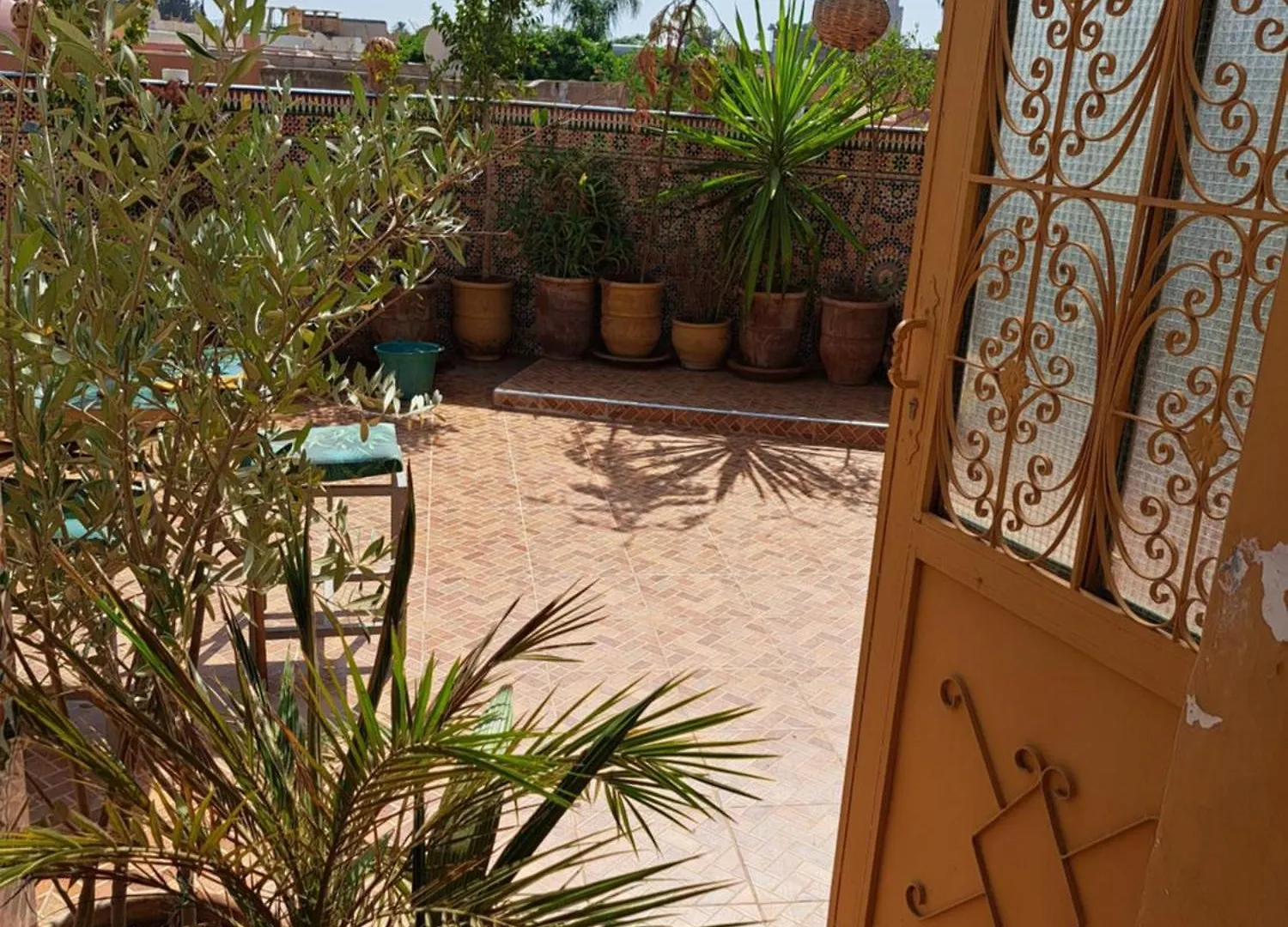 Riad Rooftop Terrace Green House Hotel Marrakesh