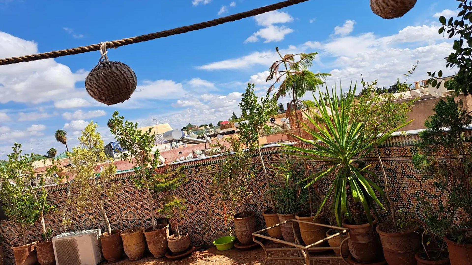 Riad Rooftop Terrace Green House Hotel Marrakesh